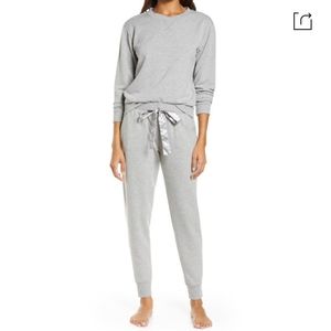 FLORA NIKROOZ French Terry Jogger Set In Heather Grey